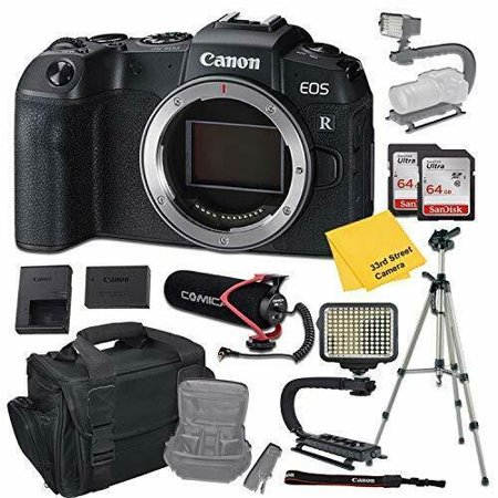 Canon EOS RP Mirrorless Digital Camera (Body Only) Video Kit + Accessory Bundle