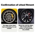 thumbnail image 4 of Wheel Rim Protector, Anti Impact Decorative Curb Rash Rim Protector Scratch Proof  for 19 Inch Hub, 4 of 7