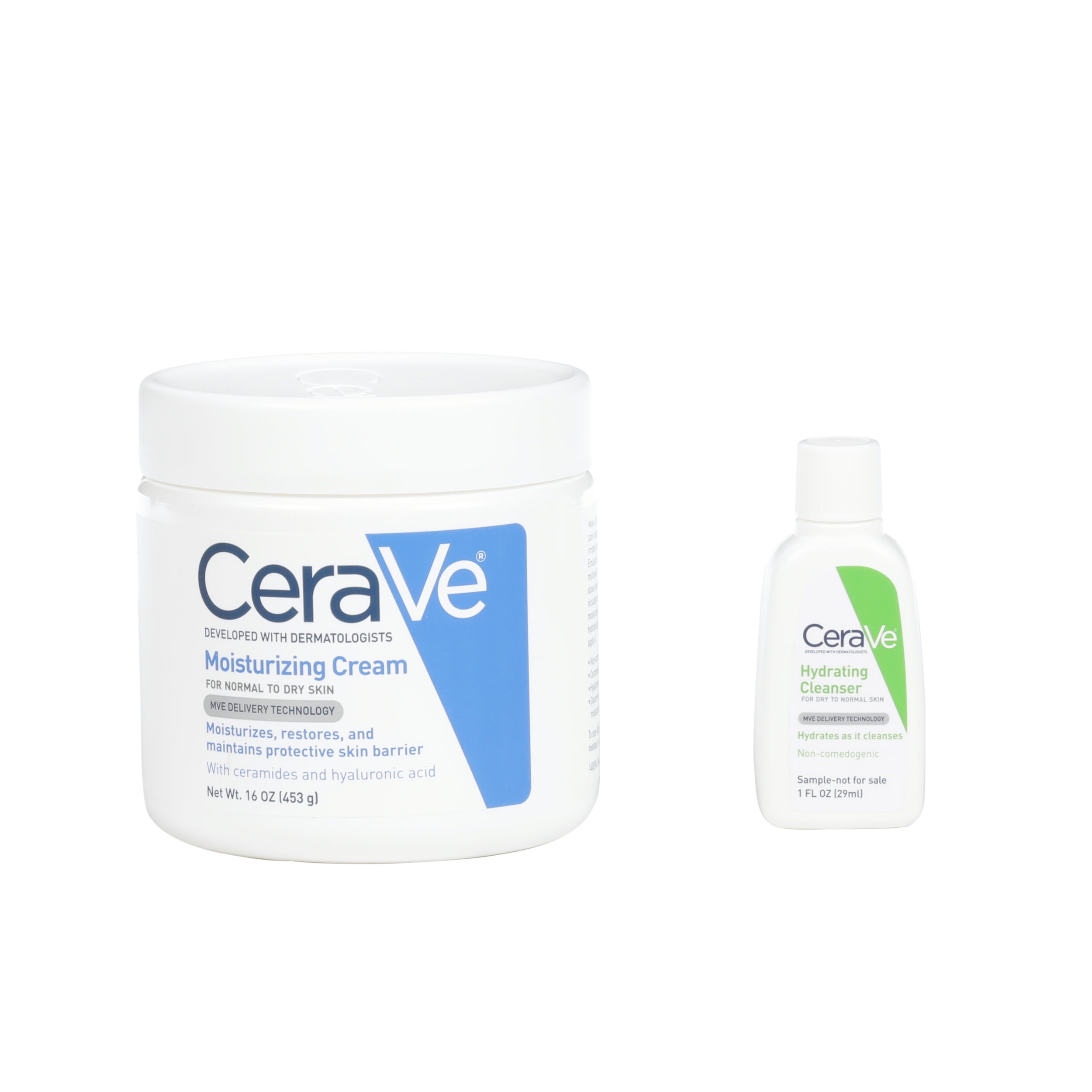 Cerave Moisture Cream + Hydr Clnsr Bonus - Walmart.com - Walmart.com