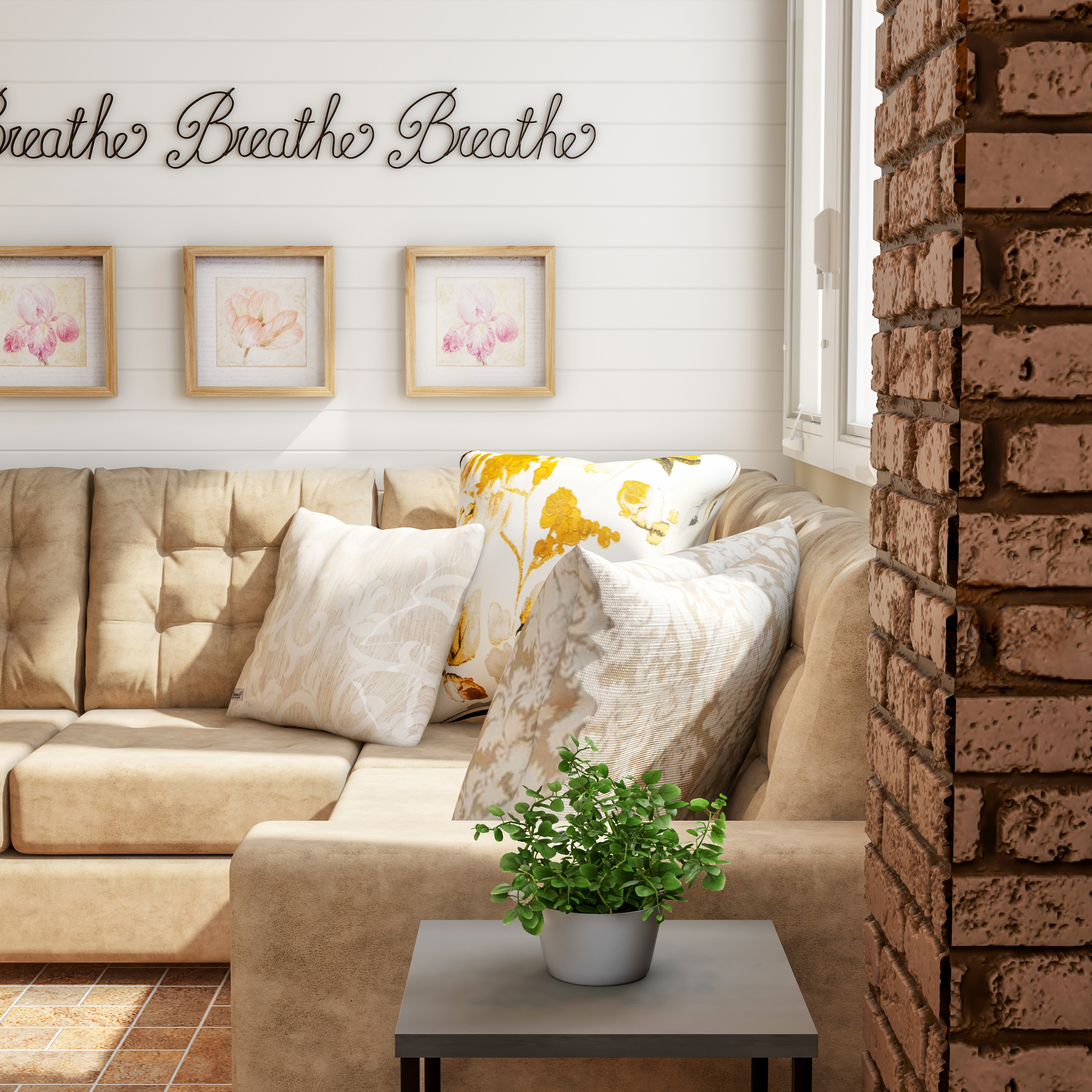 Metal Cutout- Breathe Decorative Wall Sign-3D Word Art Home Accent Decor-Perfect for Modern Rustic or Vintage Farmhouse Style by Lavish Home