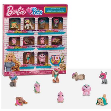 Barbie Deluxe Pet Surprise 14pc Toy New with Box