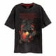 thumbnail image 1 of Stranger Things - Camiseta de Demogorgon Lavado Ácido para Adultos Unisex (Negro, Rojo), 1 of 2