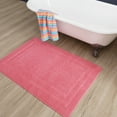 thumbnail image 5 of Mohawk Cotton Bath Mat Soft Absorbent Quick Dry Machine Washable Bathroom Mat, Rose, 27" x 45", 5 of 7