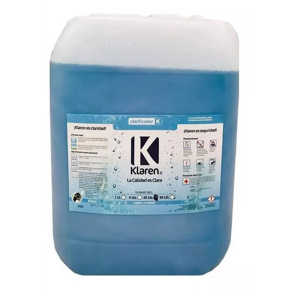 Clarificador Klaren Envase 20 Lts Para Alberca.
