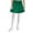 Green, variant on vastwit Kids Girls Shiny Metallic High Waist Pleated Skirt Athletic Jazz Hip Hop Dance Skater Skort Black XS
