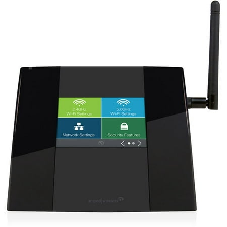 Amped Wireless High Power Touch Screen AC750 Wi-Fi Router (Best High Power Router)