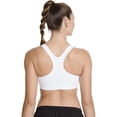 thumbnail image 4 of Nike Womens Swoosh Sports Bra White/Black X-Small, 4 of 7