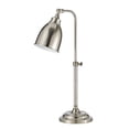 thumbnail image 2 of Cal Lighting BO-2032TB-BS 60 W Lampe de Table de Pharmacie avec une Finition en Acier Brossé Réglable, 2 of 4