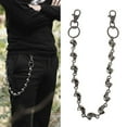 thumbnail image 2 of Vintage Metal Punk Skull Pants Chains Jeans Chain for Unisex Street Shooting, 2 of 14