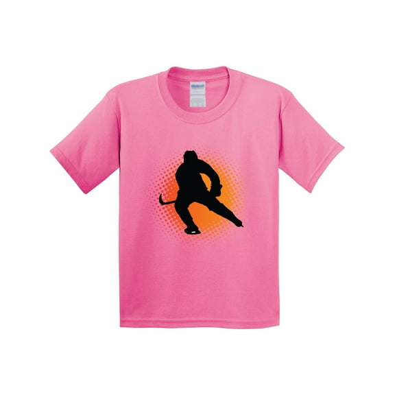 Inktastic Ice Hockey Silhouette Youth T-Shirt