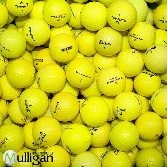 Mulligan - 50 Yellow Mix Model 5A/4A Recycled Used Golf Balls