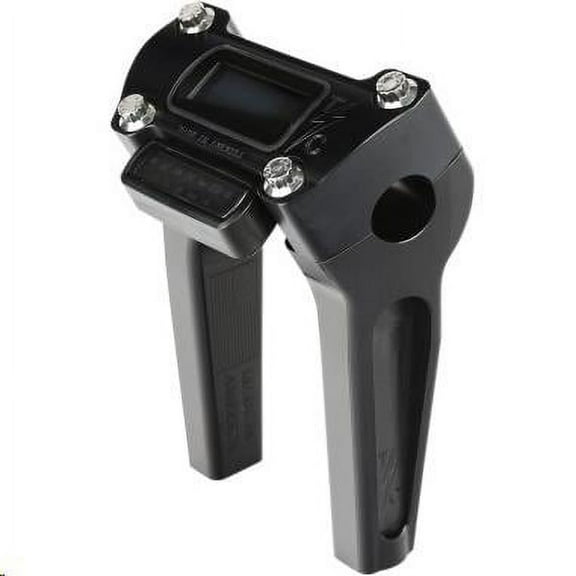 Thrashin Supply Co TSC-6025-1 Straight Handlebar Riser Kit with Gauge Cutout - 6in. - Anodized Black