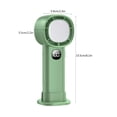 thumbnail image 3 of Ohufall Rechargeable Handheld Mini Fan USB Powered Silent Powerful Small Cooling Fan For Travel And Office, 3 of 4
