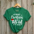 thumbnail image 6 of First Christmas as Mom 2025 Christmas T-Shirt, Matching Family Holiday Tee, 6 of 6