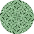thumbnail image 1 of Ahgly Company Machine Washable Indoor Round Transitional Pale Green Area Rugs, 5' Round, 1 of 7