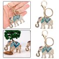 thumbnail image 2 of Wchiuoe 2pcs Animal Pattern Alloy Key Chain Cute Stylish Keychain Girls Bag Decoration Gift Toy,Alloy Key Chain,Cute Keychain, 2 of 8