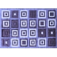 thumbnail image 1 of Ahgly Company Indoor Rectangle Abstract Blue Contemporary Area Rugs, 5' x 7', 1 of 4