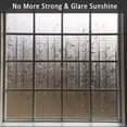thumbnail image 3 of Home Cal Window Privacy Film No Glue Self Static Cling Window Covering Removable Frosted Glass Film for Bathroom Office Meeting Room Living Room, Bamboo, 17.7"x78.8", 3 of 10
