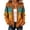 Z009-Khaki, variant on Womens Rainbow Striped Sweater Button Down Cardigan Sweaters Long Sleeve Ribbed Knit Sweaters Pullover Cozy Lightweight Colorful Stripes Pullover Sweaters Loose Fit Warm Clothes