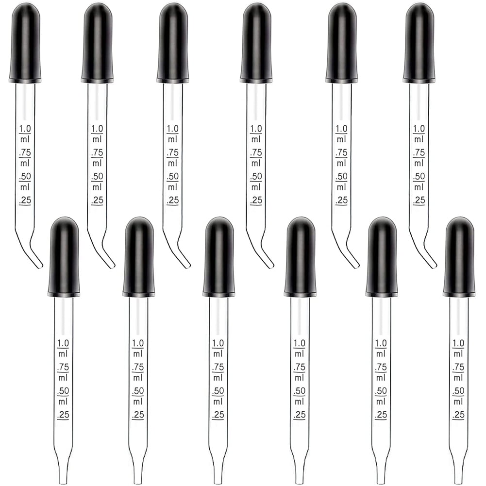 20Pcs 1Ml Eye Dropper, Measured Dropper,For Accurate Measurement