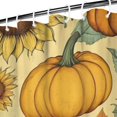 thumbnail image 3 of Fall Sunflower Pumpkin Shower Curtain 72"x84" ,Bathroom Decorative Shower Curtains Set with 12 Hooks,Modern Waterproof Washable Shower Curtain, 3 of 6