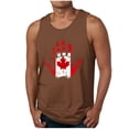 thumbnail image 2 of Camiseta sin mangas de cuello redondo para hombre, ropa de ocio, fitness, para el hogar, pijama, camiseta con estampado a color, blusa deportiva de poliéster para hombre, 2 of 4