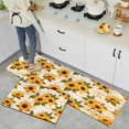 thumbnail image 3 of asddcavvf Set 2 Pieces Summer Day Kitchen Floor Rug and Mat Kitchen Rug Mat for Indoor Home Kitchen Shag Area Rug, 3 of 5