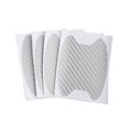 thumbnail image 3 of 4 Uds Pegatina Fibra Carbono para Coche Manija Puerta Película Protectora Antiarañazos Pegatina Antiarañazos para Puerta Coche 3D (plata), 3 of 5