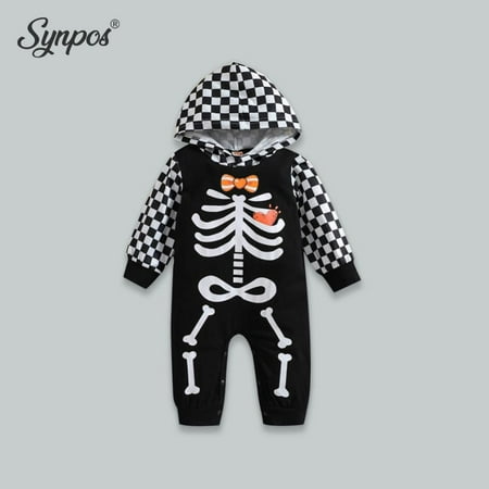 

Baozhu Baby Boys Cosplay Playsuit Newborn Halloween Outfit 1 Year Infant Bat Hoodies Jumpsuits My 1st Halloween 0-24 Months