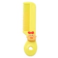 thumbnail image 1 of Cute Kids Hair Comb, Pink, Plastic, 4.5 Inch, Detangling Brush with Decorat, 1 of 8