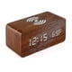 thumbnail image 1 of Wooden Digital Alarm Clock W/ Wireless Charging - Brown - Ya, 1 of 3
