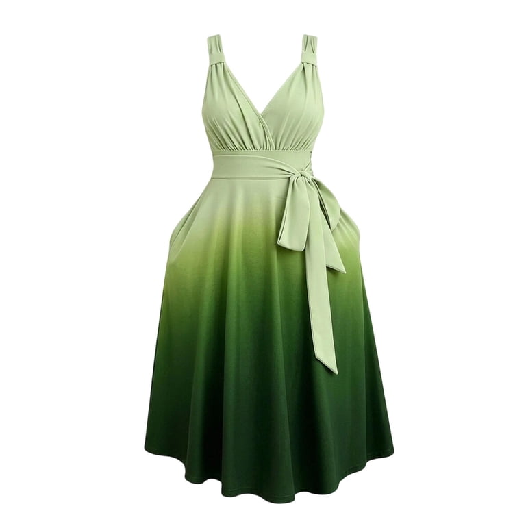 green gradient dress Medieval Flower Fairy Green Gradient Tube Dress Renaissance Fantasy Costume Outer Dress with Sleeves