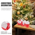 thumbnail image 2 of Mini Xmas Village Figurines 6Pcs Snow Houses Roll Decoration, 2 of 7