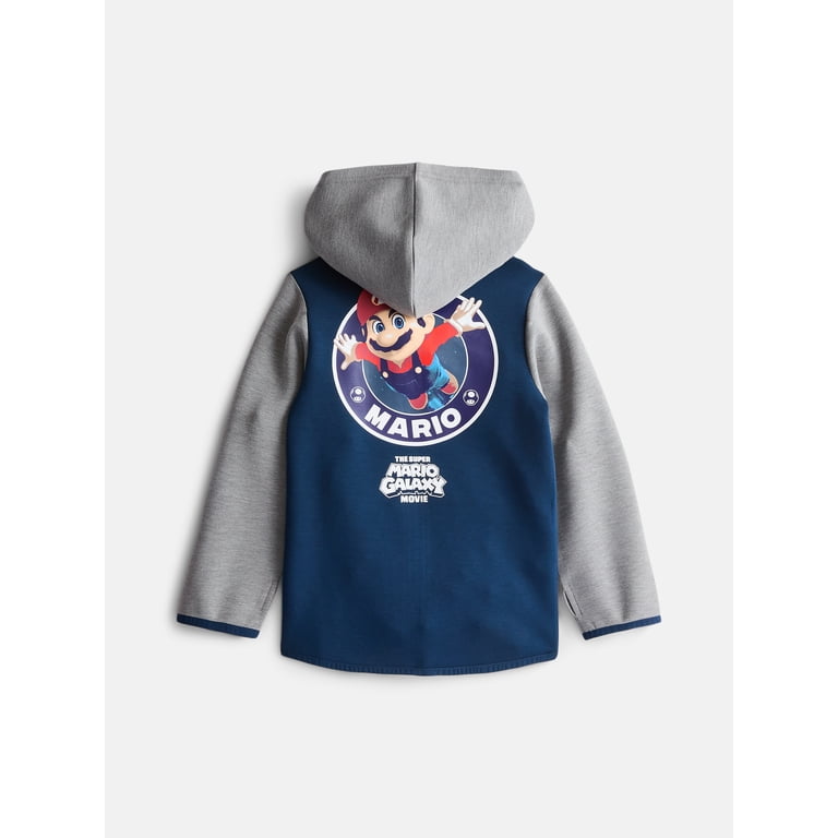 Super Mario Bros Boys Zip Jacket with Hood photo 2