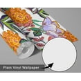 thumbnail image 6 of S4Sassy Peel & Stick Vinyl Wallpaper, Vibrant Hand-Sketched Floral Wallpaper Contact Paper Waterproof - Multicolor On White, 25"X 120", Removable Wall Covering For Home Decor In Bedrooms, Cabinets, 6 of 9