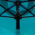 thumbnail image 6 of 7.5 ft Patio Umbrella, Yard Umbrella, Outdoor Market Umbrella with Push Button Tilt Crank (Cerulean), 6 of 7