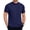 Deep Blue, variant on COOFANDY Men's Mock Turtleneck T-Shirts Short Sleeve Pullover Sweater Basic Designed Undershirt Slim Fit Top
