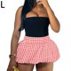 thumbnail image 1 of Minifalda de cintura alta con estampado de leopardo para mujer, estilo europeo y americano, 2025, 1 of 2