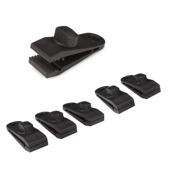 6 clips de lona grandes mejorados, agarre de bloqueo resistente, tornillo de pulgar, clip para tienda de campaña, cierre fijo para cubierta de piscina, toldos, camping, caravanas, toldos, cubiertas de
