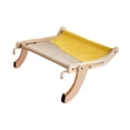 thumbnail image 2 of Gato Ventana Percha Hamaca Gato Estante Asiento Robusto Ajustable Durable Cama para gatos Estable para gabinete Interior Gatos Cajón Ahorro de espacio gris amarillo SM SunniMix Percha para ventana de gato, 2 of 8