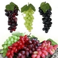 thumbnail image 4 of Lefu Decoration grapes bunch wine grapes artificial fruit artificial vegetables, 4 of 6