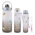 thumbnail image 1 of Botella De Agua Deportiva 2 Pack Gran Capacidad 2l Y 800ml, 1 of 6