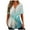 Light Blue#5, variant on EGNMCR Summer Tops for Women Fashion V Neck Short Sleeve Printed Casual Loose Soft T-Shirt Pullover Blouse Tops Spring/Summer Sale