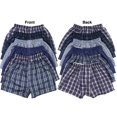 thumbnail image 6 of ToBeInStyle Boys' Pack of 3 Tartan Patterned Boxer Shorts - Small, 6 of 7