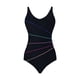 thumbnail image 1 of Gibobby Traje de baño sexy de una pieza Traje de baño dividido con estampado de verano para mujer Traje de baño de moda Bikini de playa(Negro,CH), 1 of 3