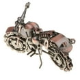 thumbnail image 4 of Retro Moto Sculpture Moto Modèle Décor Métallisé Bronze, 4 of 7