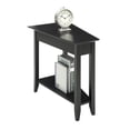 thumbnail image 2 of Convenience Concepts American Heritage Table d'Appoint en Coin en Forme de V, Noir (Bois), 2 of 3