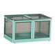thumbnail image 5 of Armario de ropa portátil BLESIY Contenedor de almacenamiento plegable con ruedas guardarropa azul, 5 of 8