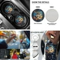 thumbnail image 5 of Jeiento Wolf 13 Pcs Auto Seat Cover Sets Steering Wheel Cover Galaxy Sky Seatbelt Pad Universal Armrest Cover Pad Cup Holders Keychain for SUV Van Sedan Fit for Most Cars SUV Van Sedan Truck, 5 of 8