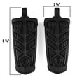 thumbnail image 5 of Krator Spear Foot Pegs, Black, Foot Control Component, 1 Pair, Compatible with Harley Davidson FLTCU Ultra Classic Tour Glide 1989-1995, 5 of 6